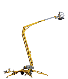 Haulotte 5533A 55 ft towable aerial lift