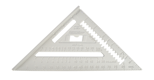 Johnson Level 7 Johnny Square Professional Aluminum Rafter Square